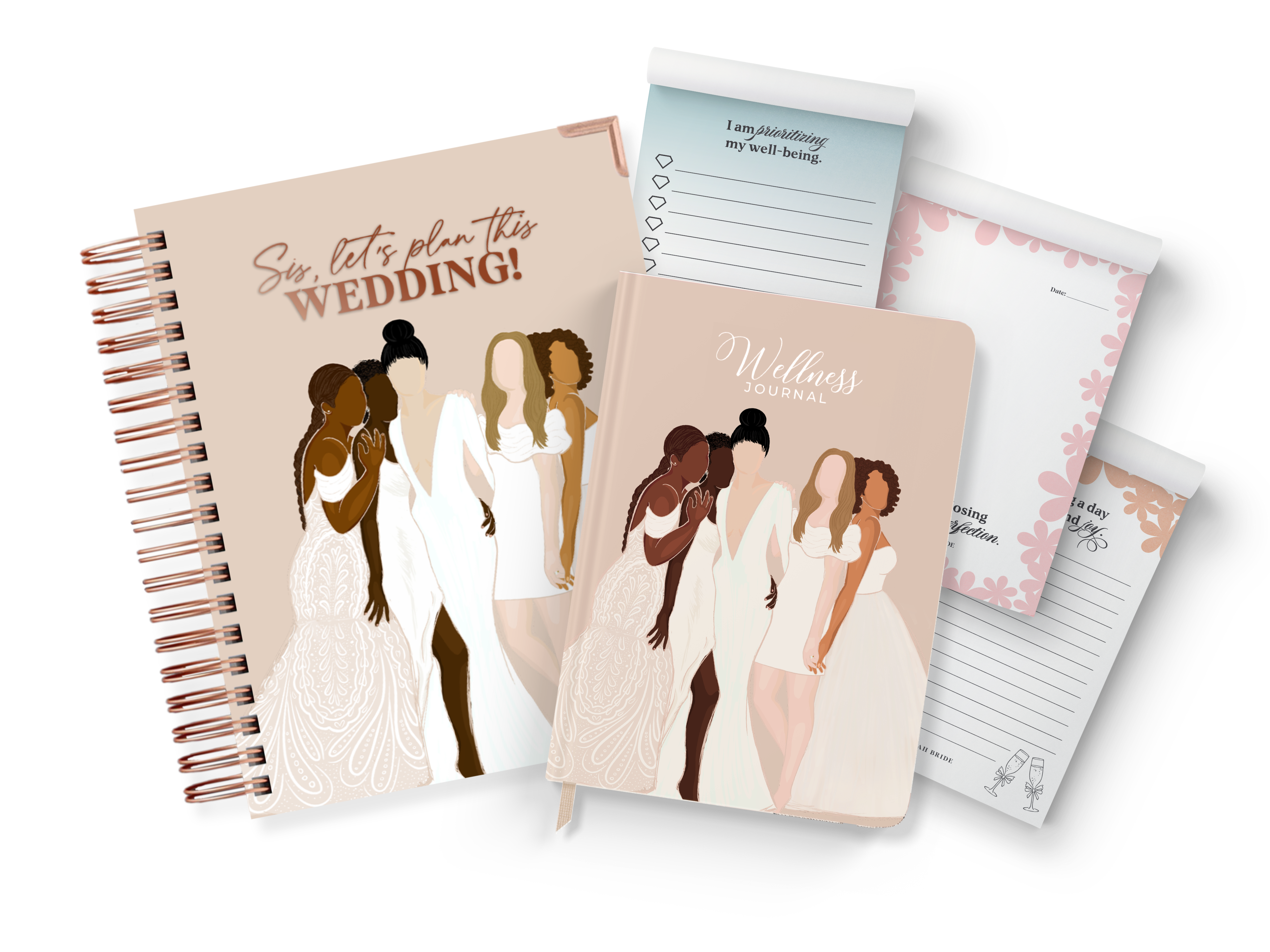 Wellness Wedding Planner Guide (Interior 2) + Journaling Kit