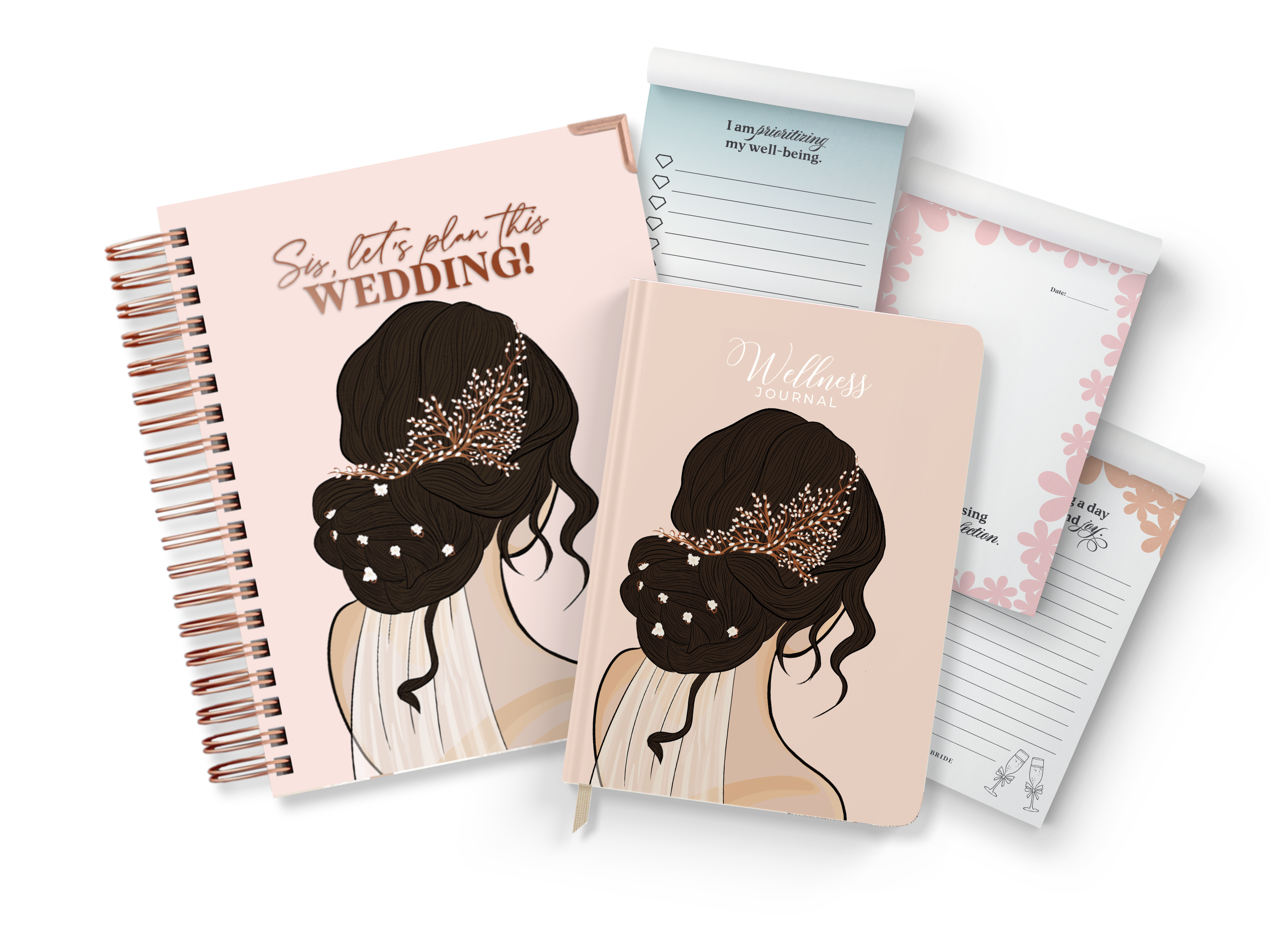 Wellness Wedding Planner Guide (Interior 2) + Journaling Kit