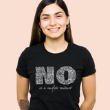 NO is a sentence Tee