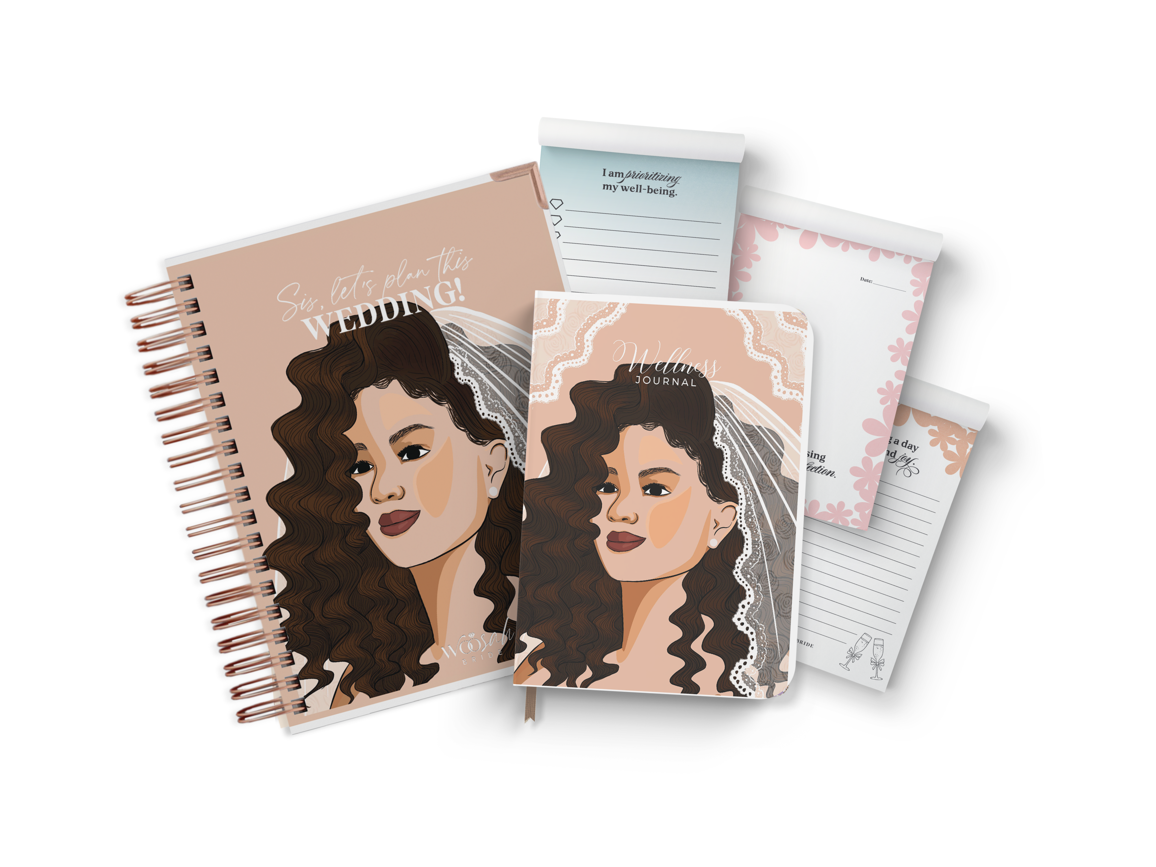 Wellness Wedding Planner Guide (Interior 2) + Journaling Kit