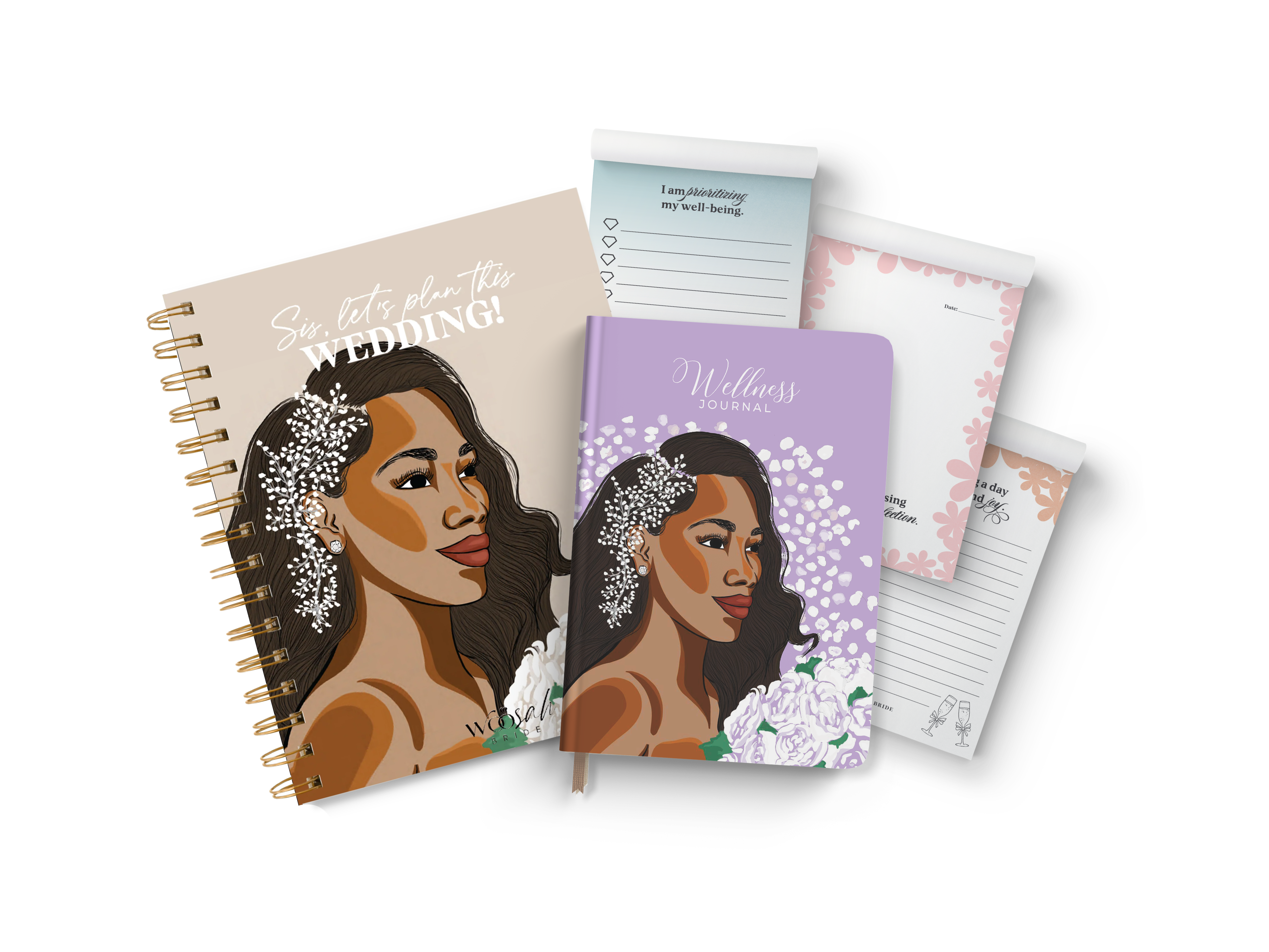 Wellness Wedding Planner Guide (Interior 1) + Journaling Kit