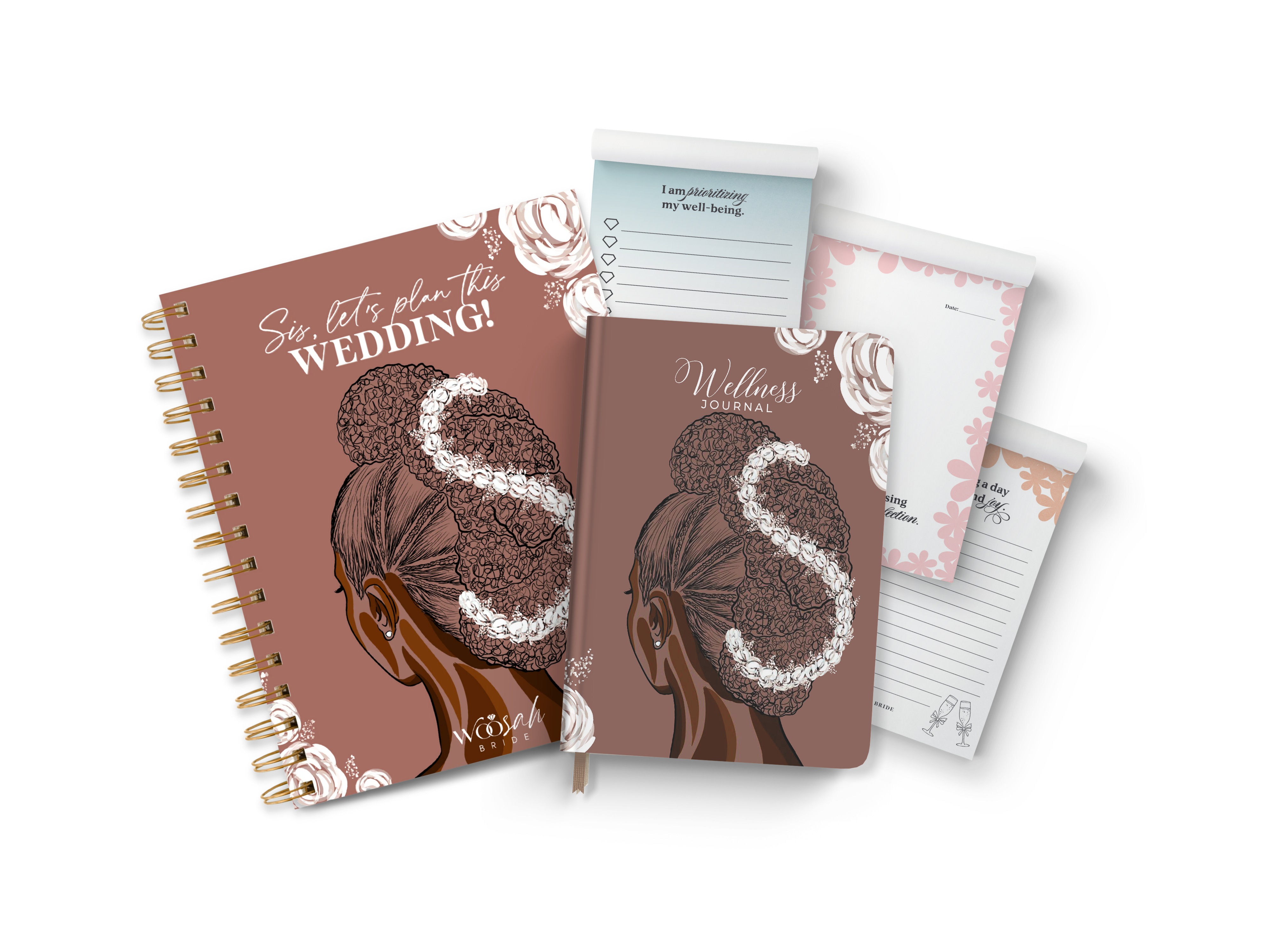 Wellness Wedding Planner Guide (Interior 1) + Journaling Kit
