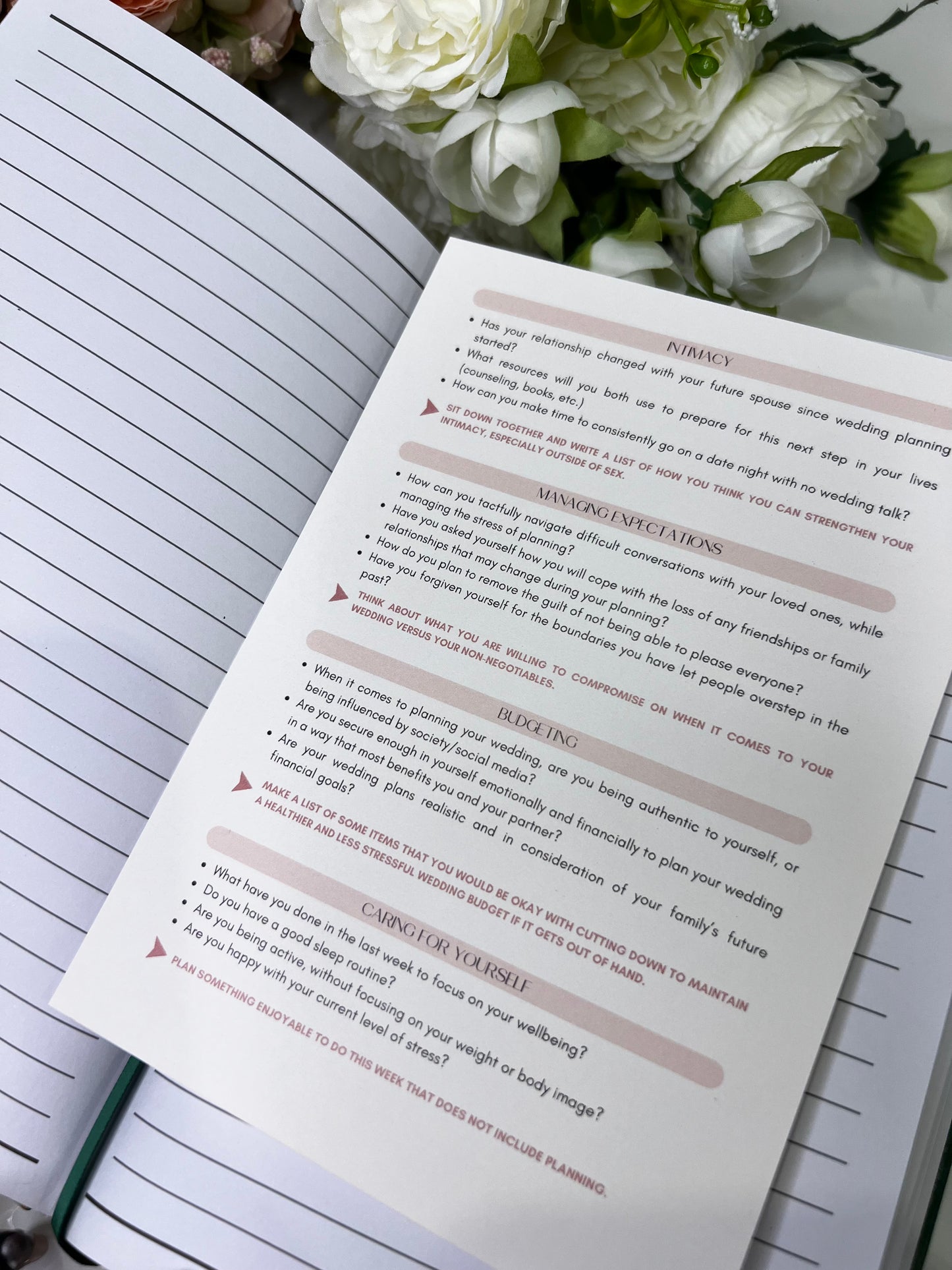 Poise Wellness journal – Woosah Bride